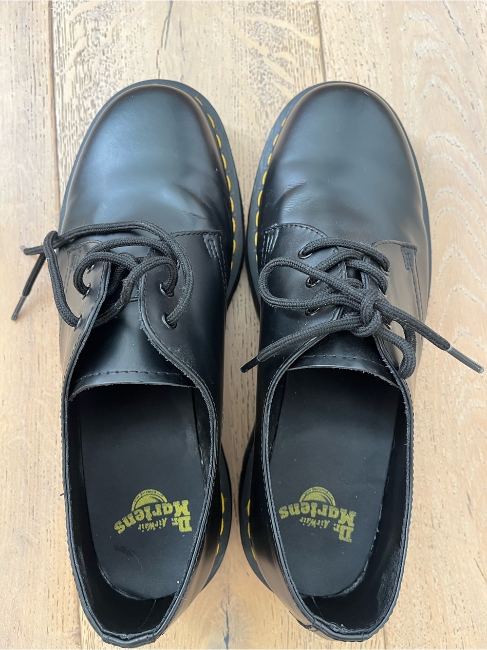 Doc Dr. Marten 1461 Smooth Leather Oxford Shoes Bex Black Men Size 11 - Picture 4 of 9